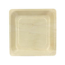 Load image into Gallery viewer, 9" Square Wooden Plates (200 count/case)