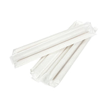 Load image into Gallery viewer, 8.5” Compostable Wrapped Wooden Straws (2000 Count)