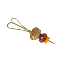 Load image into Gallery viewer, 4" Bamboo Heart Shaped Pick (1200 count/case)