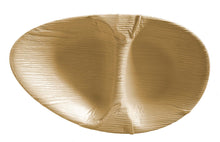 Load image into Gallery viewer, Tree Choice 10&quot; x 6.5&quot; Oval 2 Compartment Leaf Bowl (100 count)