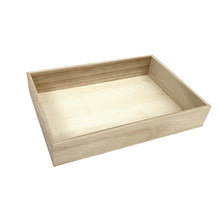 Load image into Gallery viewer, Tree Choice Napa Collection 11&quot; x 8&quot; x 2&quot; Wooden Rectangular Tray (24 count/case)