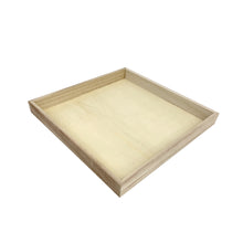 Load image into Gallery viewer, Tree Choice 9.4&quot; x 9.4&quot; x 1&quot; Wooden Square Heavy Duty Charcuterie Tray (24 count/case)